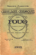 Société Anonyme des Carrelages Céramiques de Foug
Berger - Levrault, Nancy - Paris