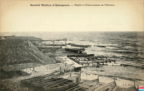 Société Minière d'Almagrera - Dépôts et embarcadères de Villaricos