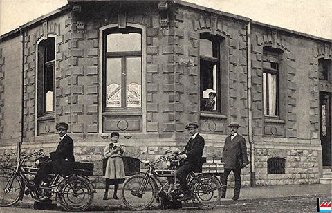 Manufacture de Cartes Postales Illustrées P. Houstraas, 1 rue des Augustins, Luxembourg
